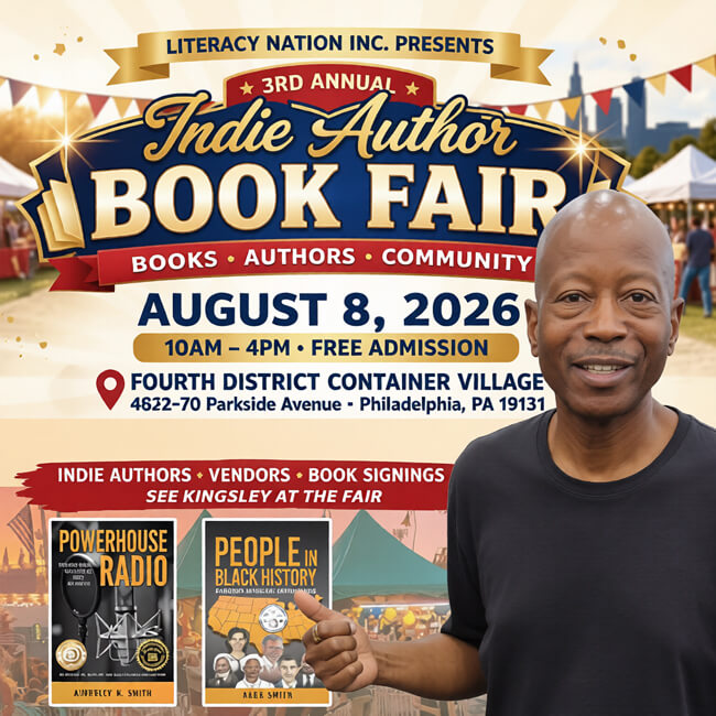 3rd Annual Indie Author Book Fair in Philadelphia, PA