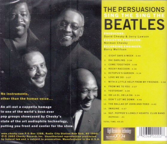 The Persuasions Sing the Beatles