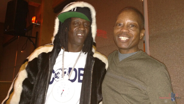 Kingsley H Smit with Flava Flav