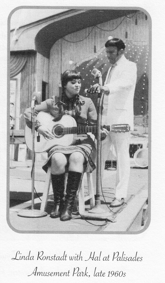 Hal Jackson and Linda Ronstadt