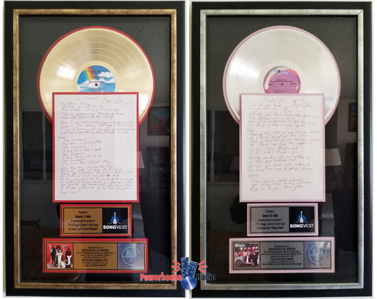Gold and Platinum Records from Writer Reggie Calloway
