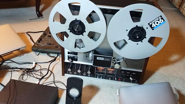 Teac 3300 reel-to-reel tape recorder